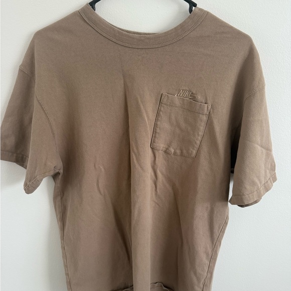 Tan Nike Loose Fit Pocket Tee - Picture 2 of 4